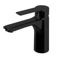 Смеситель Fima Carlo Frattini Mast F3131/XHNS для раковины высокий, с донным клапаном click-clack, чёрный матовый
