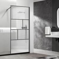 Неподвижная перегородка 100 см Vincea Walk-In HC Art VSW-1HC100CFGM прозрачное/рифленое