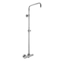 Смеситель для душа Fima Carlo Frattini Wellness F4285SCR, термостатический, внешнего монтажа, с душевой стойкой, цвет хром