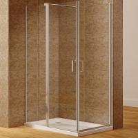 Душевой уголок Aquanet Cinetic AE12-N-120H190U-CT + AE12-N-90H190U-CT 120×90 254238 профиль хром, стекло прозрачное