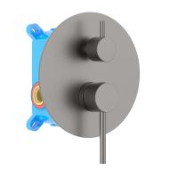 Смеситель для душа Aquatek Европа AQ1346BGM цвет Оружейная сталь