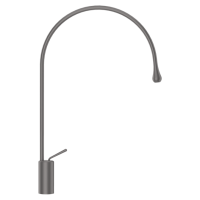Смеситель для раковины Gessi GOCCIA 
 33606#126 цвет-Black Metal Brushed GHRC