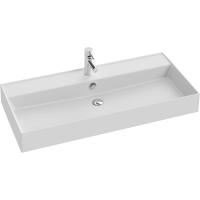 Раковина накладная 101x46,3 см Jacob Delafon Vivienne EXBJ112-BCM, цвет белый матовый