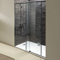 Душевая дверь Jacob Delafon Contra Black 170 E22C170-BL профиль черный, стекло прозрачное