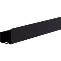 Полка Aquanet Магнум 00302221 70x12 см, с крючками, черный матовый