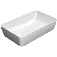 Раковина GSI Nubes 903611 накладная, 60x38 см, Bianco lucido (Белый глянец) Раковина GSI Nubes 903611 накладная, 60x38 см, Bianco lucido (Белый глянец)