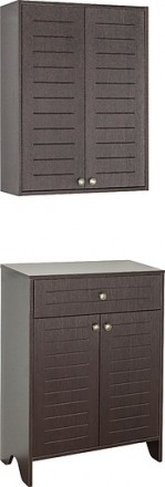 шкаф подвесной style line кантри 60 венге