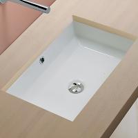 Раковина Scarabeo Gaia-Tech-Miky 8037* встриваемая снизу, прямоугольная, 54.5x36 см, белая