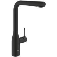 Смеситель для кухни Grohe Essence 30504KF0 с выдвижным изливом, черный матовый