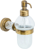 Дозатор для мыла Boheme Murano Cristal 10912-CRST-BR Бронза