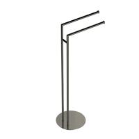 Стойка напольная с двойным п|держателем хh83,5*36cм D22cм Colombo Design Mini B4038.HPS1, PVD нержавеющая сталь