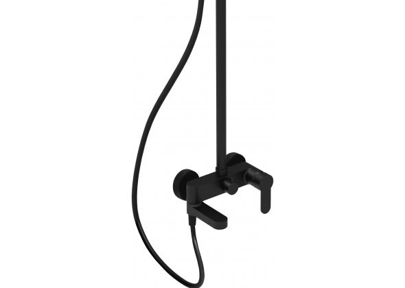 душевая система paffoni blu zcol632no , черный матовый