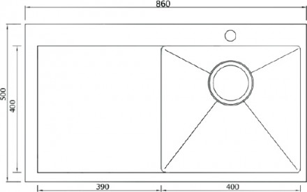 кухонная мойка seaman eco marino smv-860l