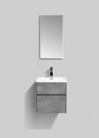 Тумба для раковины BELBAGNO PIETRA MINI-500AS-2C-SO-SCM, подвесная, цвет Stucco Cemento