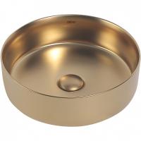 Раковина Abber Bequem AC2108MMG накладная, Ø36 см, золото матовое