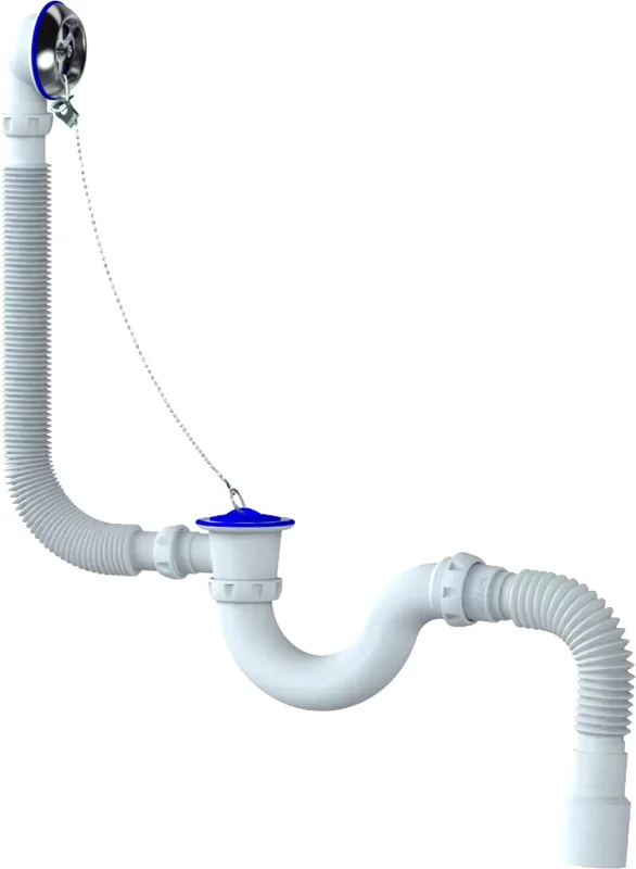 Слив-перелив для ванны Unicorn S32 40 мм, хром