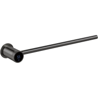 Полотенцесушитель электрический Boheme Stick 727-GM 60x450, встраиваемый, МЭМ левый, графит матовый