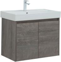 Тумба под раковину Aquanet Nova Lite 75 дуб рошелье, 2 дверцы, 00298851