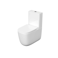 Унитаз-компакт напольный Aquatek Optima Plus Square AQ4451-00, торнадо, микролифт, безободковый