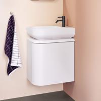 Тумба с раковиной Burgbad B.MESGUC050LF5981G0126C0001*1, цвет: белый матовый