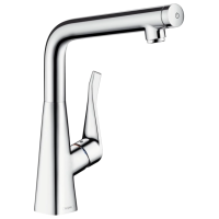 Смеситель для кухни Hansgrohe Metris Select M71 14883000, хром