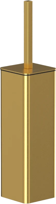 Ёршик для унитаза Whitecross Cubo CU2474GLB напольный, брашированное золото