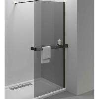 Душевая перегородка Vincea Walk-In HR 80 VSW-4HR800CGB профиль черный матовый, стекло тонированное