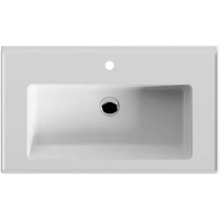 Раковина Bien Neptun NPLK08001FD1W3000 мебельная, 80x46.5x19 см, белая