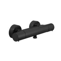 Смеситель для душа Fima Carlo Frattini Fimatherm F4275/1NS с термостатом, черный матовый