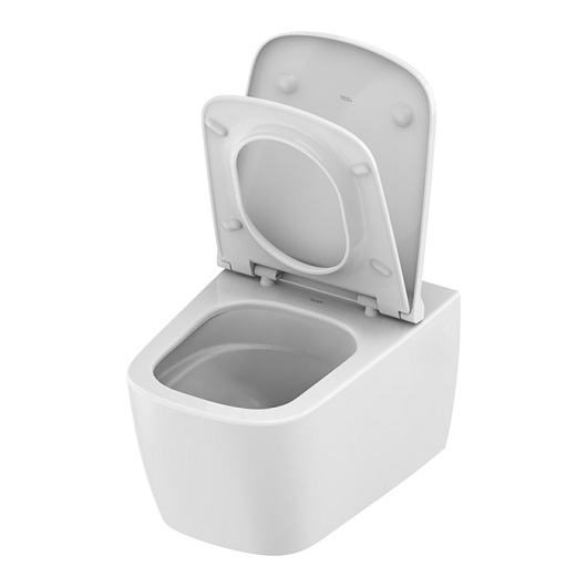 сиденье для унитаза tece teceneo 9700603, шг 368*408, цвет-белый