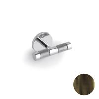 Крючок Bertocci Officina 01 127 7516 8800, подвесной, двойной, цвет: темная бронза