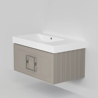 Тумба под раковину La Fenice Cubo FNC-01-CUB-C-80 77,6 см, подвесная, бежевый матовый