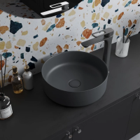 Раковина-чаша Iddis Ray 35см RAYGM03i27 Серая матовая