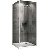 Душевой уголок Abber Sonnenstrand 100x85 AG04100-S85 профиль хром, стекло прозрачное