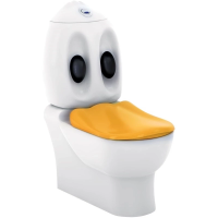 Унитаз компакт Creavit Ducky DC360-11CB00E-0000 белый без бачка и сиденья