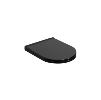 Сиденье для унитаза Cielo Smile CPVSMNEWFN с микролифтом, цвет gloss black
