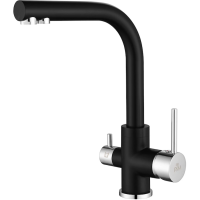 Смеситель для кухни Paulmark Essen Es213011-401, антрацит/ хром