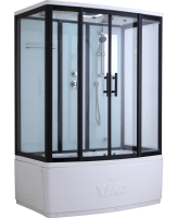 Душевая кабина Timo Standart Black T-6650B 150х88