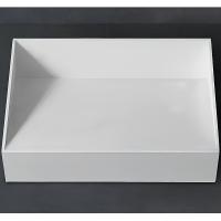 Раковина Abber Stein AS2623 накладная, 60x35 см, белая матовый