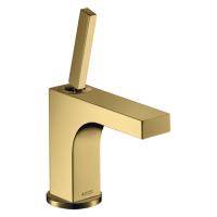 Смеситель Axor Citterio для раковины 90, на 1 отв., с донным клапаном, цвет: полированное золото