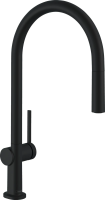 Смеситель для кухни Hansgrohe Talis M54 72802670, черный матовый