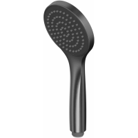 Душевая лейка Whitecross BASIC-GM 101 мм, 1 режим, оружейная сталь