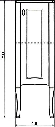 шкаф подвесной comforty павия 40