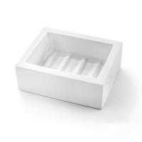 3SC 3SC Bemood White Мыльница настольная, цвет: белый