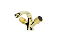 Смеситель для раковины Boheme Royal Cristal 291-Royal/CRSTBlack Золото