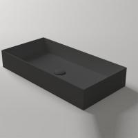 Раковина 80 см Simas Agile AG80 Nero Matt , цвет: черный матовый