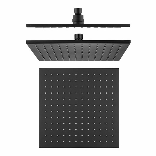 верхний душ fima carlo frattini showerhead f2216/2ns цвет черный матовый