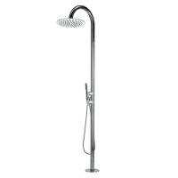 Душевая колонна Bossini Tetis L00387.030, h2285 мм, верхний душ Ø300 мм, 2 прогрессивных смесителя, цвет: хром