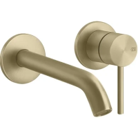 Смеситель Gessi Gessi316 54086#727 для раковины, встраиваемый, внешняя часть, цвет Brass Brushed PVD