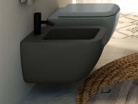 Биде подвесное Cielo Shui Comfort арт. SHCOBS LV, цвет Lavagna